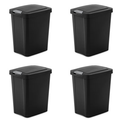 Poubelle à couvercle tactile 8 gallons Sterilite (ensemble de 4)