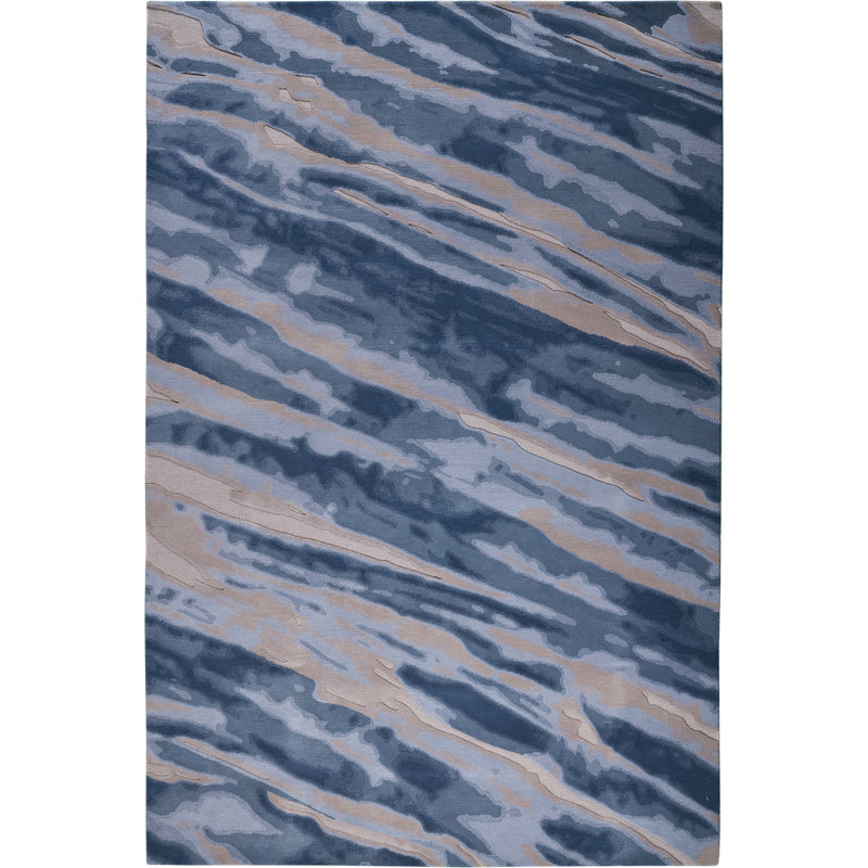 David Rockwell Fjord Frost Area Rug, Rectangle 4' x 6'