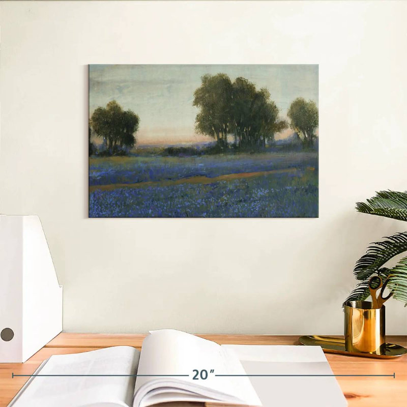Alvord Blue Bonnet Field II, H 8 po x l 12 po