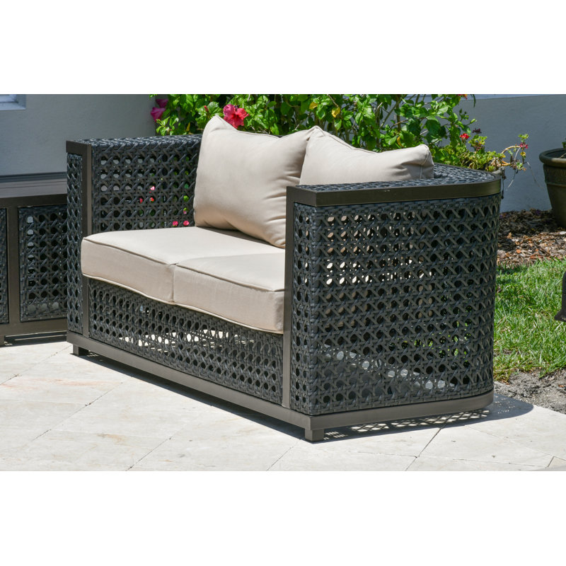 67.32'' Wide Rectangle Loveseat with Sunbrella® Cushions