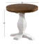Table de bout à piédestal en bois massif Sarcoline-1933146630