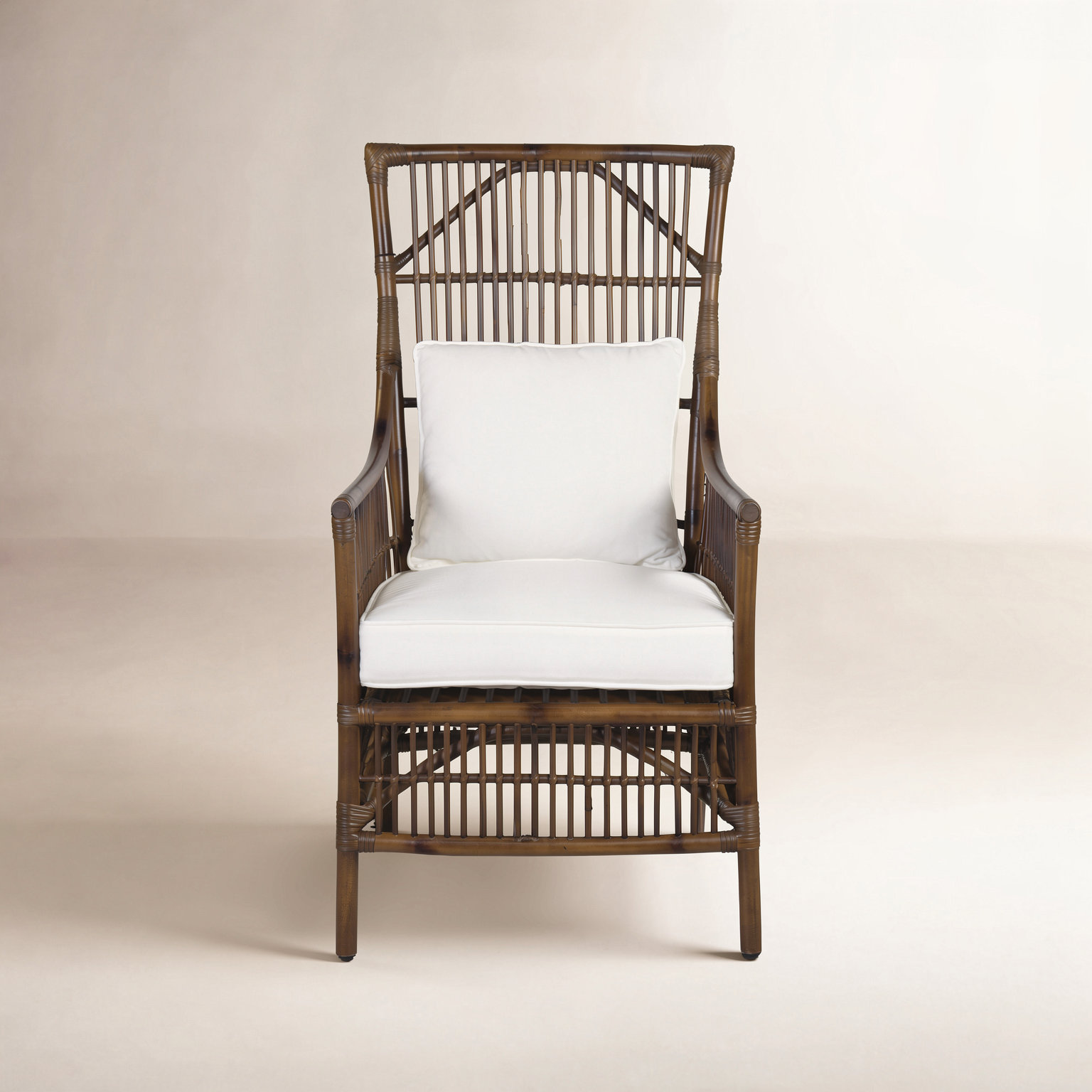 Barkley Upholstered Armchair, Dark Brown