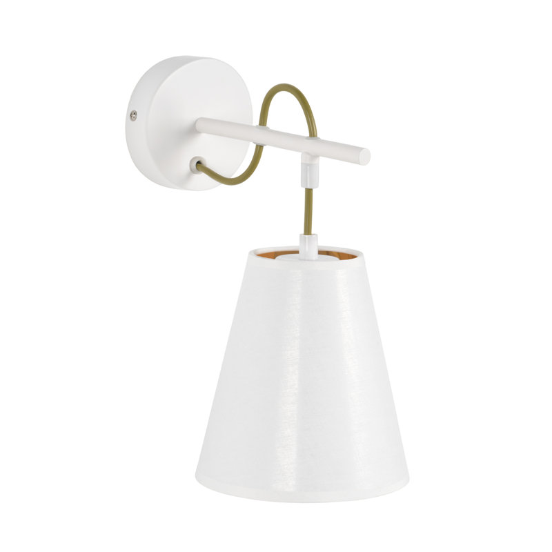 Diyadin Armed Sconce, White