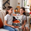 Housse de coussin d'Halloween citrouille brodée Halloween