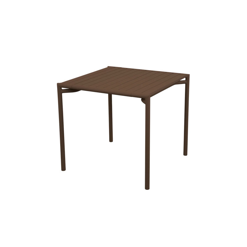 Copenhagen Outdoor Square Dining Table, Desert Red