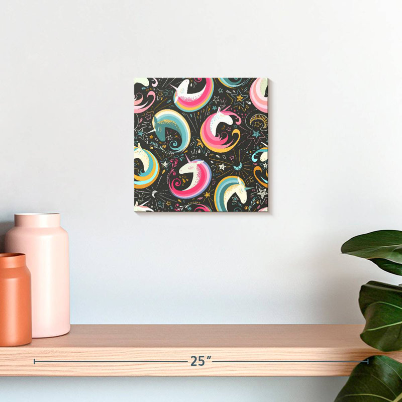 Motif de licorne Ashelle, H 10 po x l 10 po