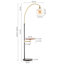Aumiller 180cm Black Arched Floor Lamp
