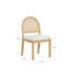 Ensemble de 4 tabourets courts rembourrés avec dossier en rotin tissé Boucle-1603352064-1603352078-1569547368