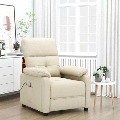 Fauteuil de massage réglable en tissu pour cinéma maison