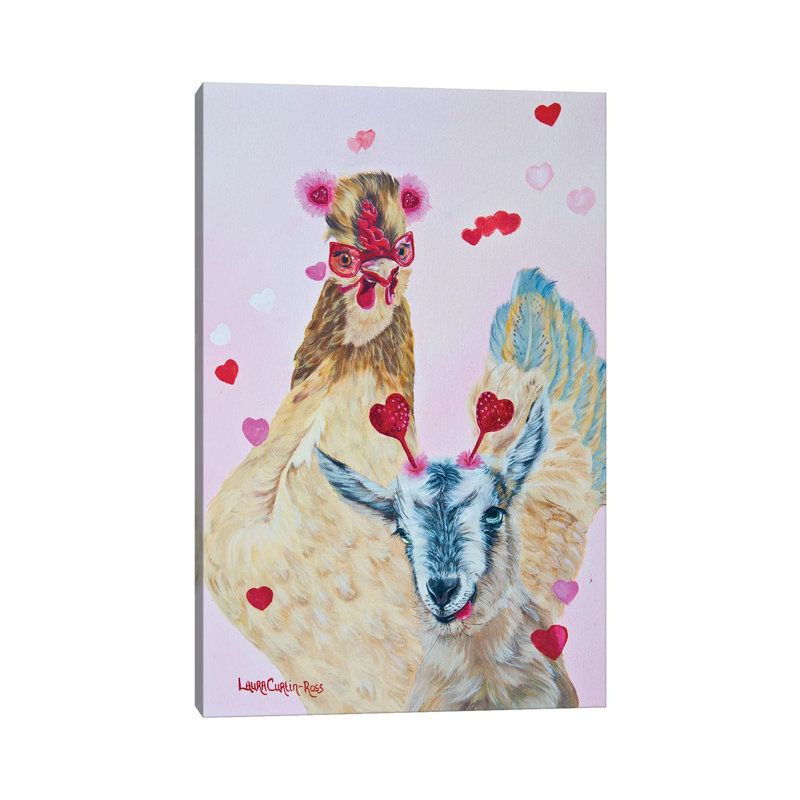 Try It With A Friend by Laura Curtin - Wrapped Canvas Gallery-Wrapped Canvas Giclée, 20.32 cm H x 30.48 cm W