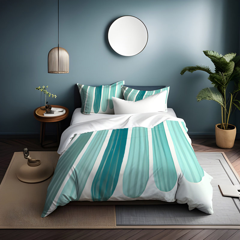 Polyester Duvet Cover, King Duvet Cover + 2 King Shams