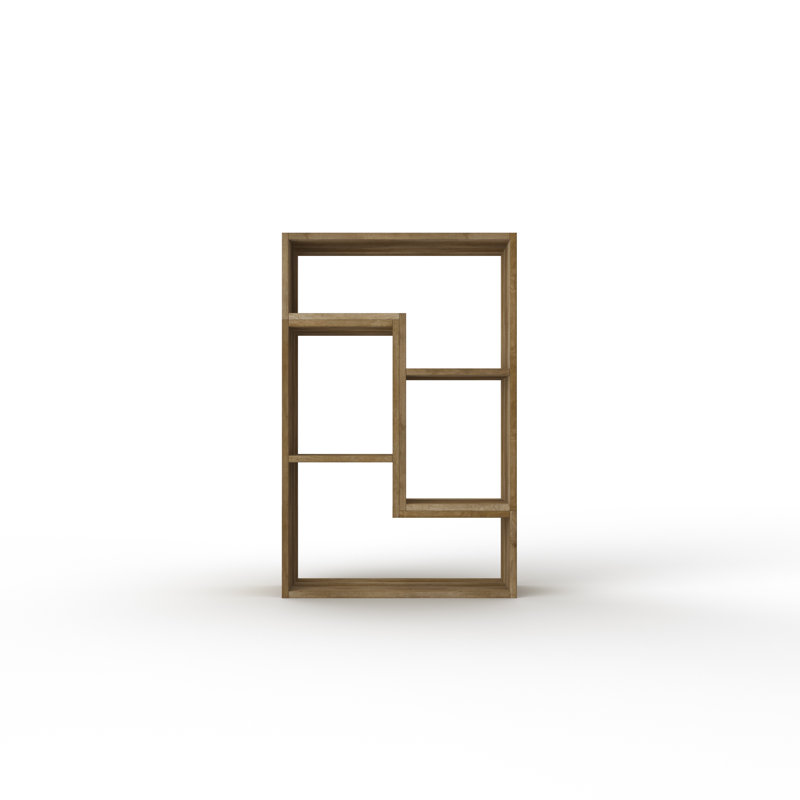 Breaghannon 90cm H x 76cm W Bookcase, Oak