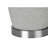 Table Lamp, 25 Inch Vase Shape Ceramic Body, Gray Linen Drum Shade