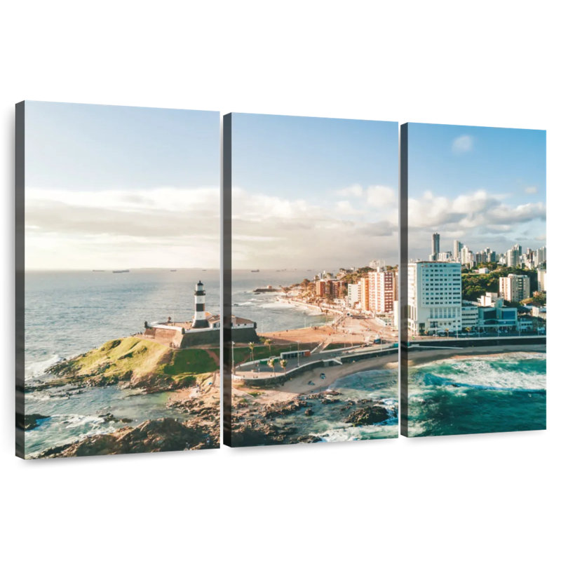 Syd Salvador Da Bahia Coast, 36" H x 57" W