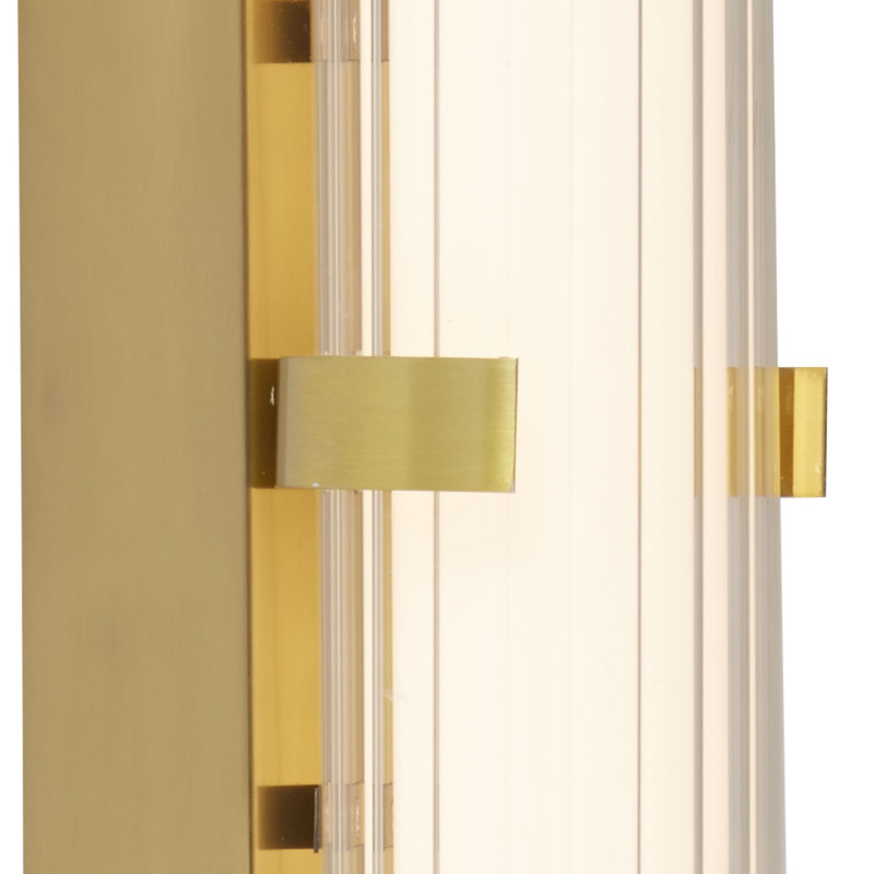Aaidah LED Flush Mounted Sconce, Gold
