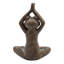 Figurine grenouille brune en magnésium