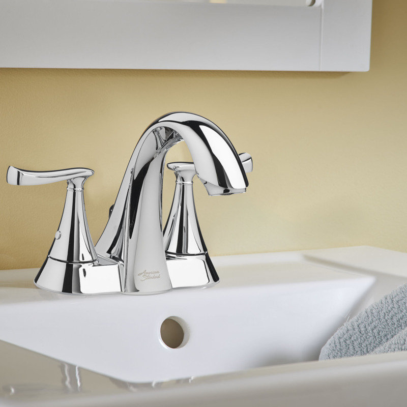 CHATFIELD 4-Inch Centerset 2-Handle Bathroom Faucet 1.2 gpm With Lever Handles, Chrome