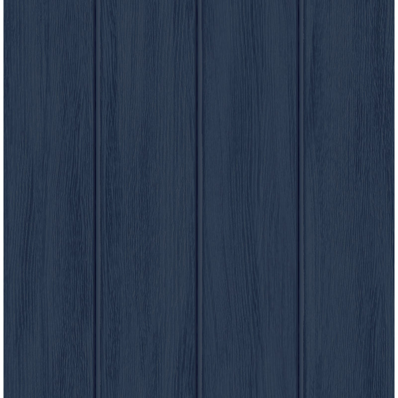 Rouleau de papier peint adhésif lisse L 18 pi x l 20,5 po Vasilos, Bleu marine