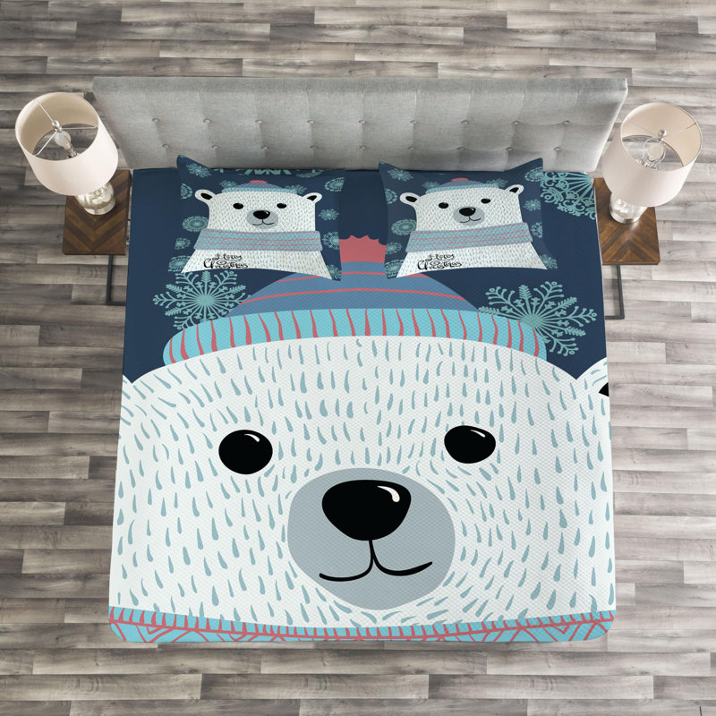 Polyester Coverlet, King Coverlet + 2 Shams