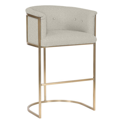 Skye Upholstered Counter Stool with Metal Frame