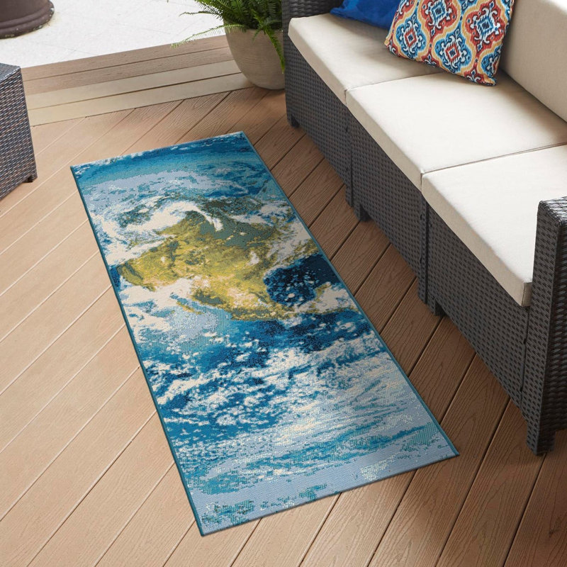 Keazia Indoor/Outdoor Area Rug, Runner 2' x 6'1"