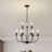 Jillann Iron Wagon Wheel Chandelier