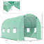 Serre de 15 pi x 6 pi x 7 pi, croissance des plantes avec une bonne ventilation, serre pour plantes: ventilation de plain-pied et cadre stable,