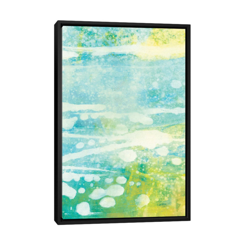 «Lacuna IV», reproduction sur toile, Toile encadrée noire, H 48 po x l 32 po x P 1,5 po