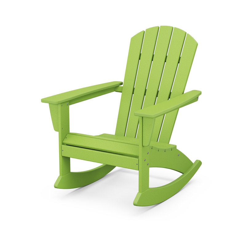 Chaise berçante Adirondack POLYWOOD Nautical, Limette