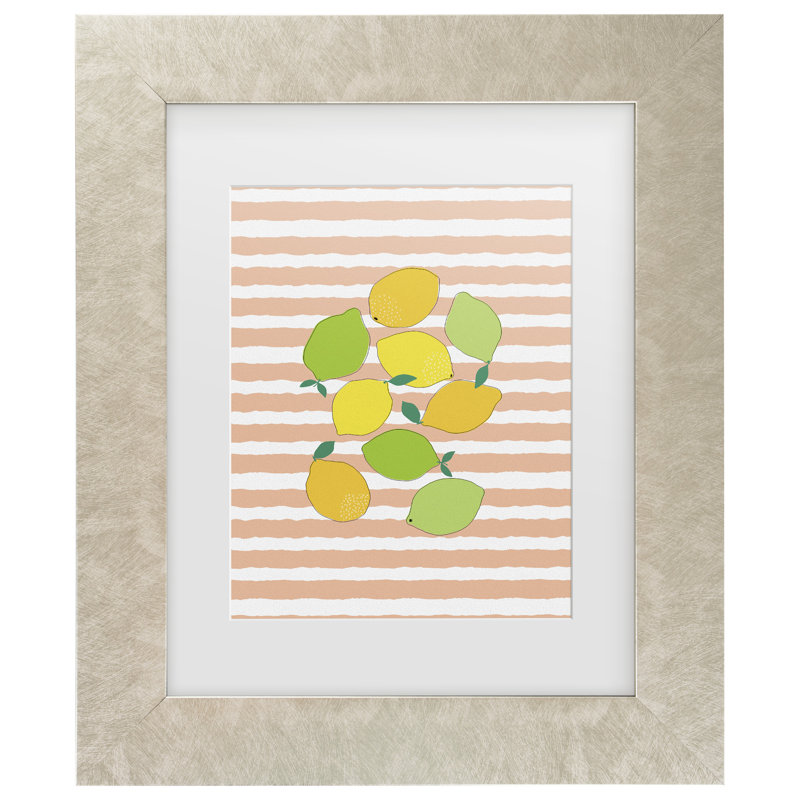 «Orara Studio Citrus Crowd», art encadré, H 17,5 po x l 14,5 po