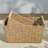 Bay Isle Home™ Ludmilla Rectangular Multi Purpose Water Hyacinth Baskets with Handles - 16" x 12" x 13"