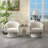 Iryanna 25.2'' Wide Tufted Swivel Barrel Chair-2027843190-2052745383
