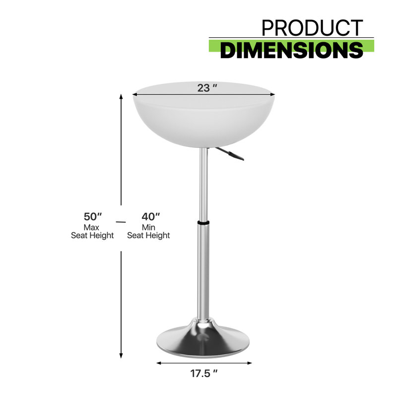 Lindella LED Light Up 16 Colour Changing Bar Stool Table
