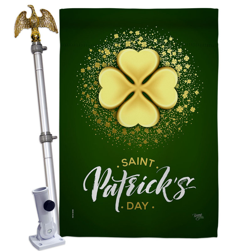 Ensemble de 2 drapeaux en polyester 3 pi 4 po x 2 pi 4 pi