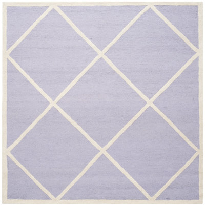 Sanyla Hand Tufted Wool Geometric Rug