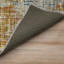 Tapis intérieur / extérieur en polyester tissé à la machine abstrait doré / bleu-87382204