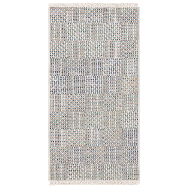 Ryalson Sisal All-Weather Performance Checkered Indoor/Outdoor Area Rug, Runner 2'2" x 8'