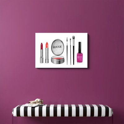 " Makeup Swatches I " by Grace Popp Painting Print