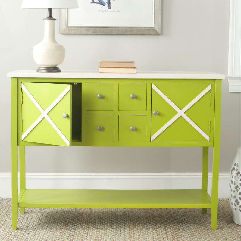 45.8'' Sideboard, Green / White