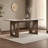 Rectangular home creative dining table-111119643