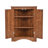 Harlowe Modern Triangle Corner Cabinet With Adjustable Shelves And Moisture-Proof MDF-126187303-126187305