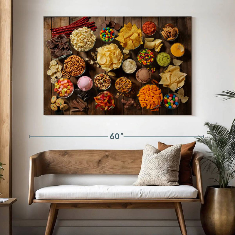Yarlin Snacks Selection, 34" H x 51" W