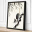 Squirrels Among Willow Japandi - Wrapped Canvas-2017540336-2017540349