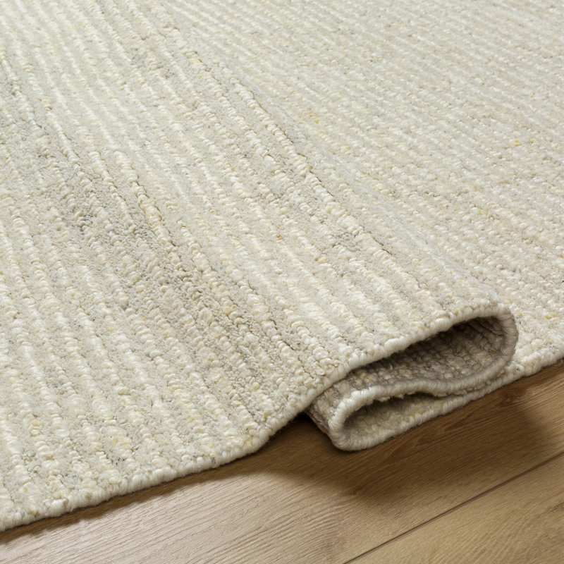 Totenham Wool Area Rug in Beige, Rectangle 12' x 15'
