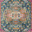 Tapis oriental bleu / rose Felty-1893927111
