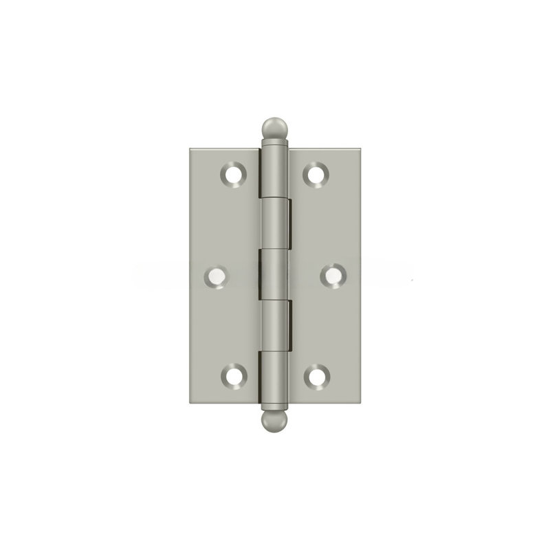 3'' x 2'' Butt Bearing Hinge, Brushed Nickel