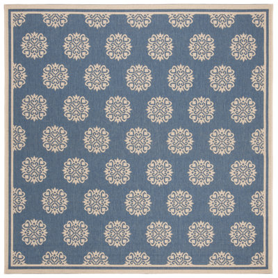 Burnell Linden 100 Performance Geometric Indoor/Outdoor Area Rug