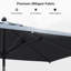 Parasol de marché extérieur rectangulaire 108 po x 132 po sans base Arlmont & Co.-1050469730