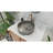 DreamLine Ambia 14.33'' Terrazzo Circular Vessel Bathroom Sink-92926246