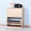Armoire à chaussures pour hall d'entrée - Gardez vos chaussures à l'abri avec 2 portes, panneau de particules fabriqué, capacité et accessoires suffisants - Extérieur, installation simple, styles variés élégants